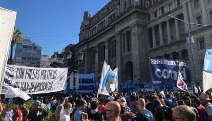 La marcha contra la Corte Suprema de Justicia