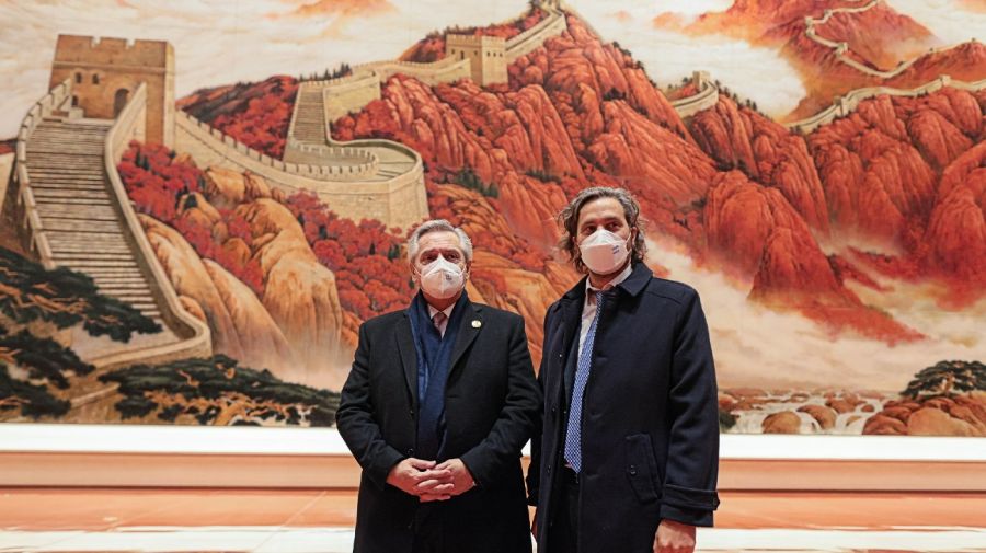 Imágenes de la gira del presidente Alberto Fernández por China.