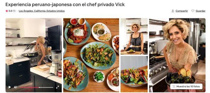 Victoria Vanucci en Estados Unidos: Es chef privada y ofrece una experiencia única