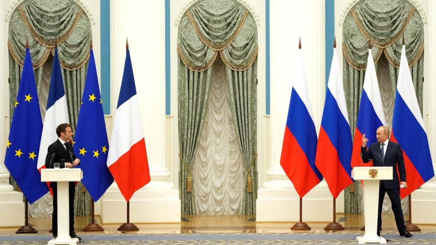 Encuentro Macron Putin 20220211