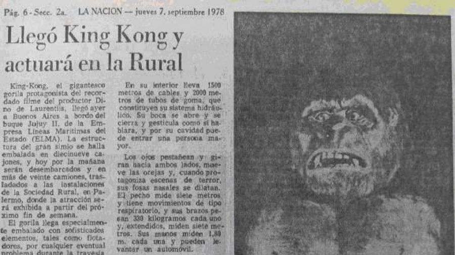 King Kong en Argentina