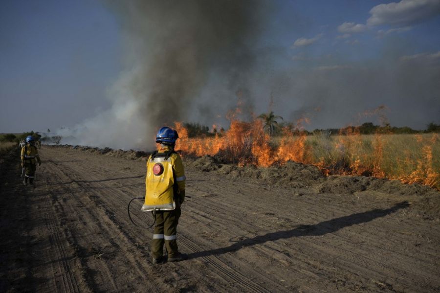 Incendios en Corrientes afp