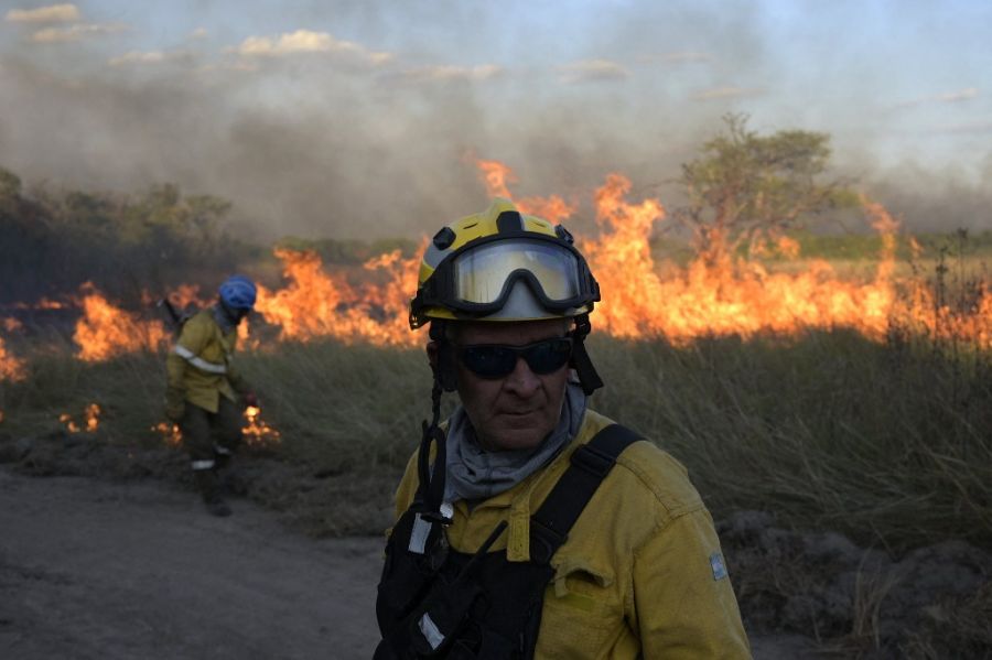 Incendios en Corrientes afp