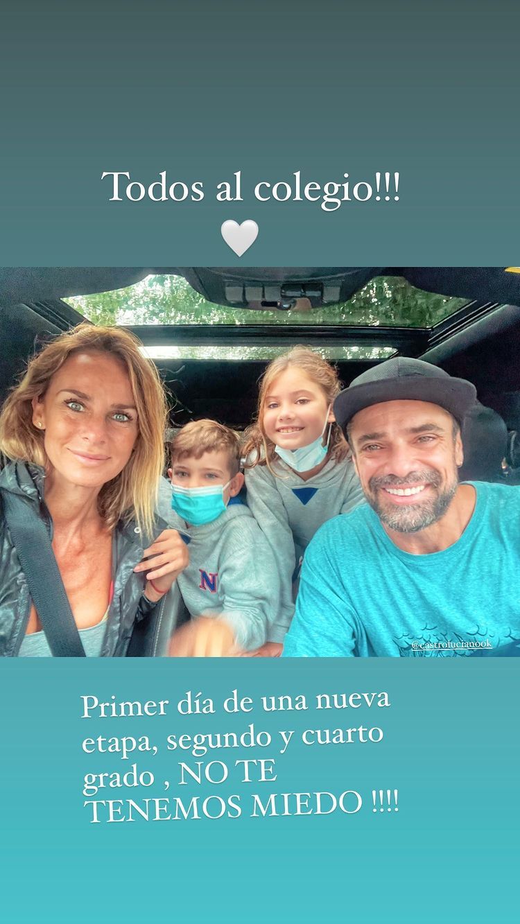 La foto de Luciano Castro y Sabrina Rojas juntos en un momento muy importante para sus hijos