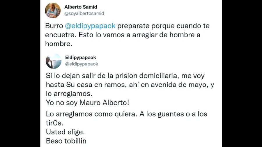 Tuits Alberto Samid y El Dipy 2