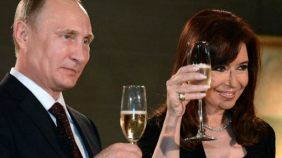 Cristina Kirchner y Vladimir Putin g_20220228