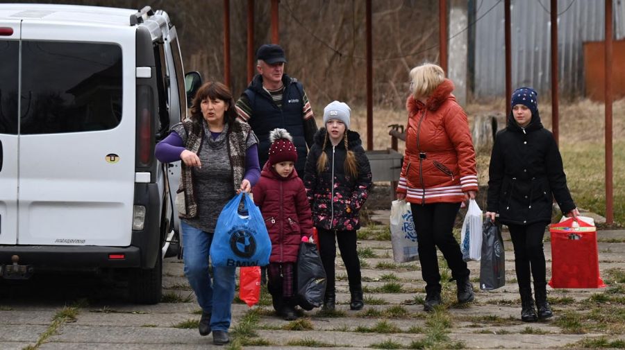 Refugiados de la guerra entre Rusia y Ucrania 20220308