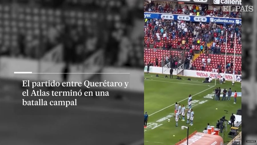 El streamer español Auron Play criticó la violencia en el fútbol mexicano