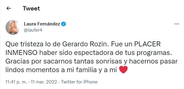 Murió Gerardo Rozín: los famosos los despiden
