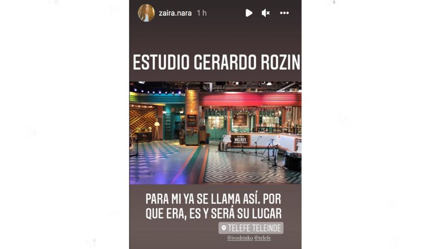 Zaira Nara sobre Gerardo Rozín