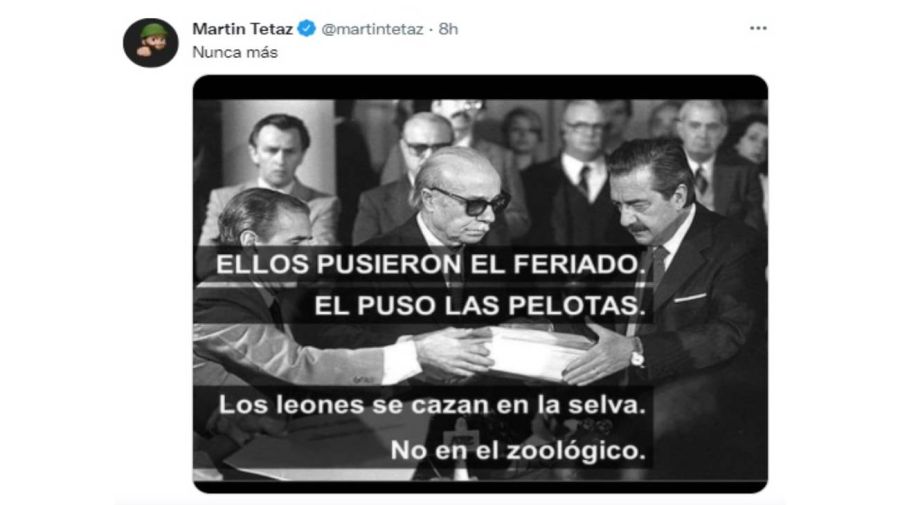 Tuit Martín Tetaz 20220325