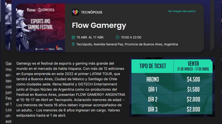 Ya están a la venta las entradas para Flow Gamergy, el evento que recibe a la LLA