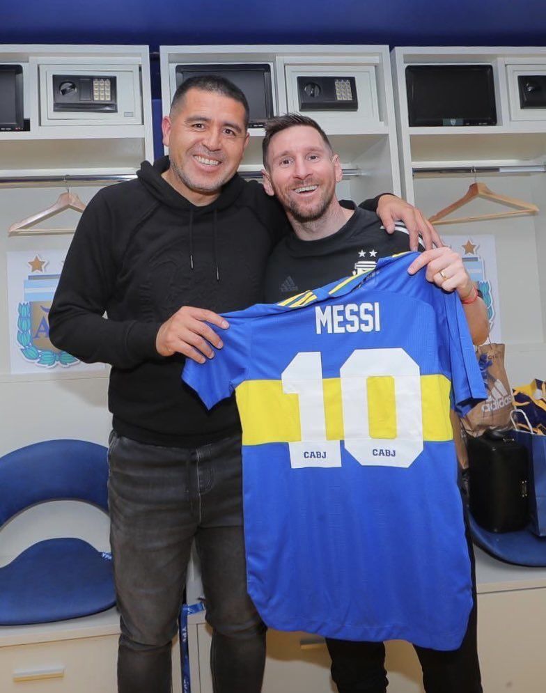 Messi y Román