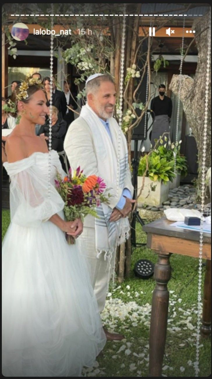 Natalia Lobo se casó con Ariel Polaco en una soñada boda 