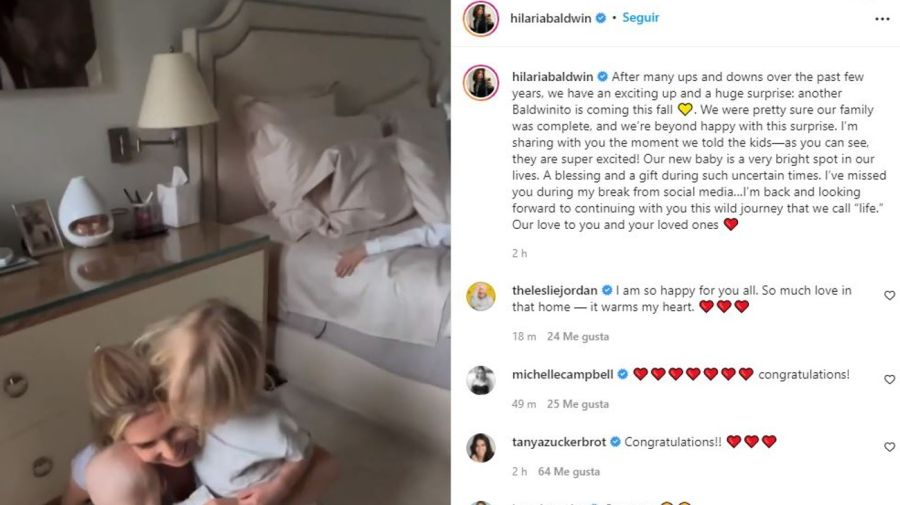 Hilaria Baldwin embarazada septimo hijo