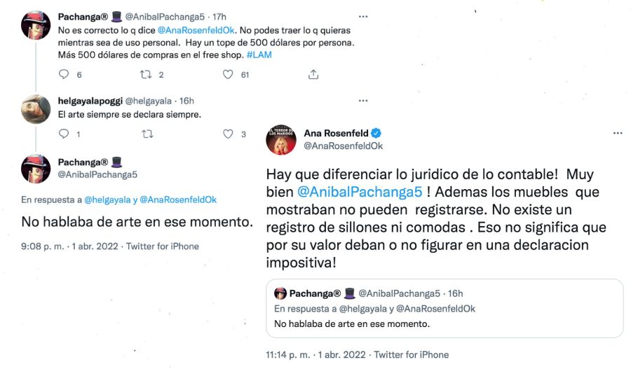 Yanina Latorre contra Ana Rosenfeld