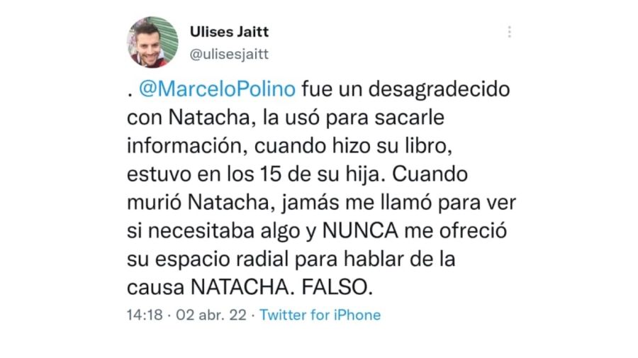 Ulises Jaitt contra Marcelo Polino