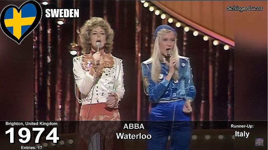 ABBA ganó el Festival Eurovisión con el tema Waterloo 20220405