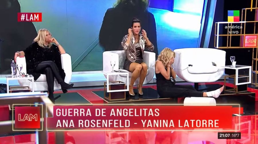 Yanina Latorre caida
