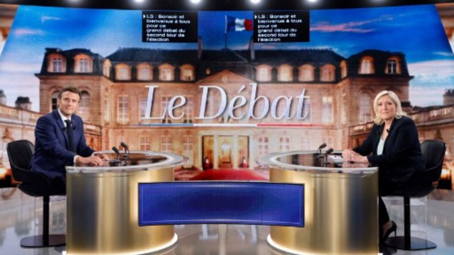 debate elecciones francia Emmanuel Macron Marine Le Pen g_20220421