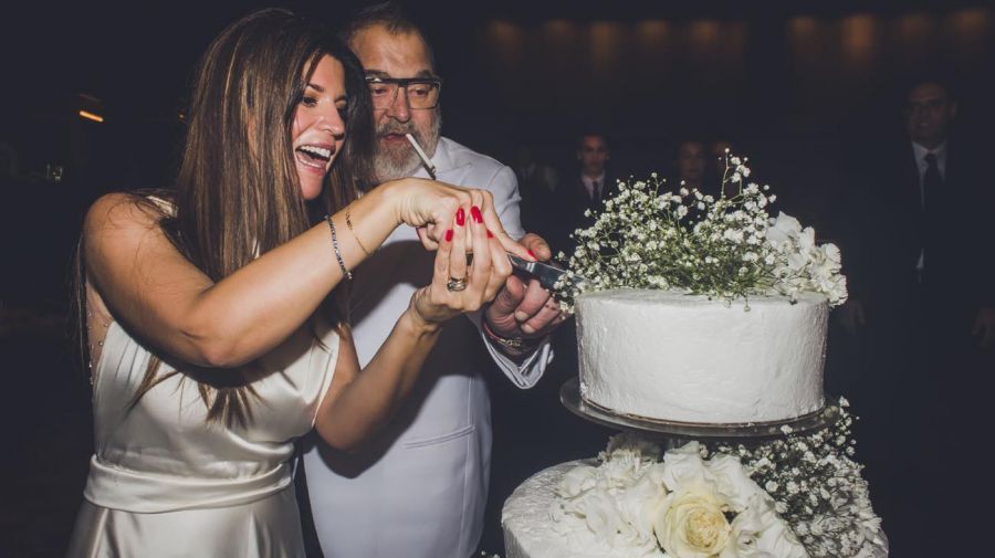 Las mejores fotos de la boda de Jorge Lanata con Elba Marcovecchio