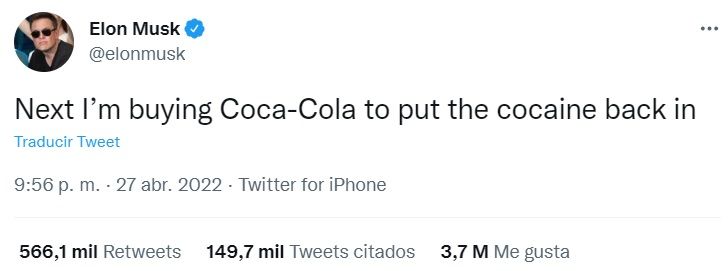 Musk Coca-cola