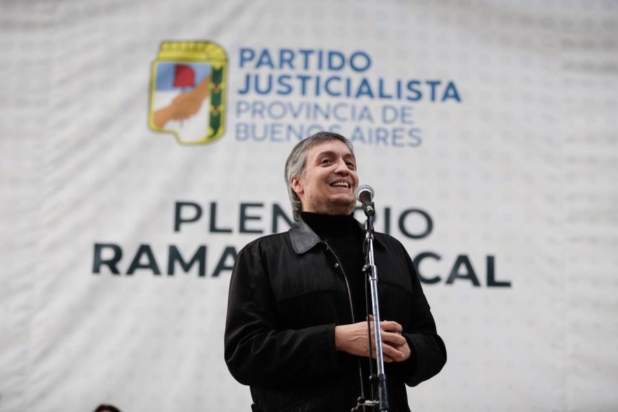 El diputado nacional Máximo Kirchner. 
