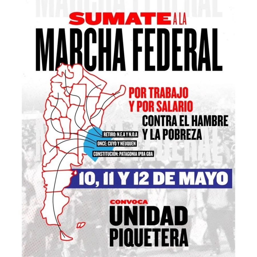 Marcha Federal Piquetera 10 de mayo 20220205