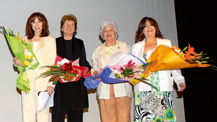 Sara Facio, Lita Stantic, Marta Bianchi y Annamaría Muchnik