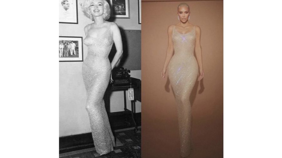 vestido Marilyn Monroe Kim Kardashian