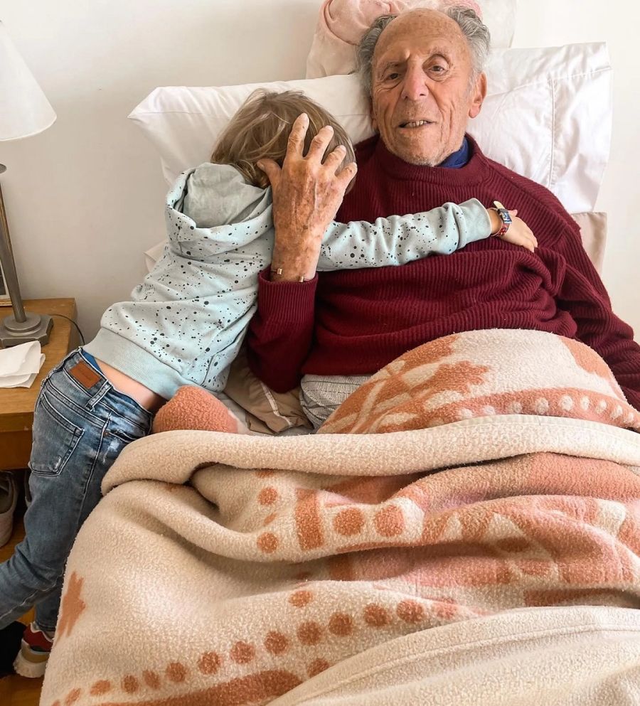 Paula Chaves mudó a su abuelo con ella para cuidarlo en medio de su enfermedad: 