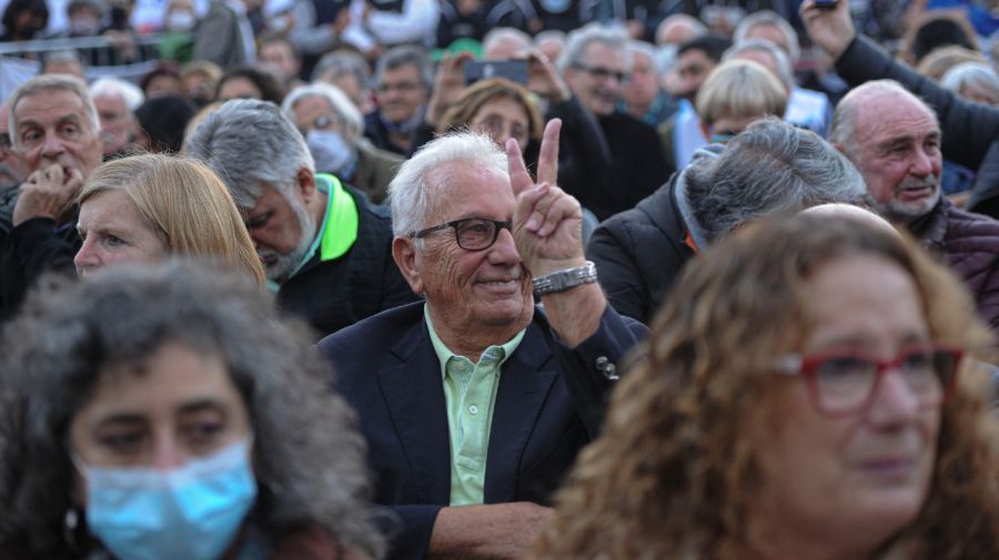 Sectores kirchneristas manifestaron contra la Corte Suprema de Justicia.