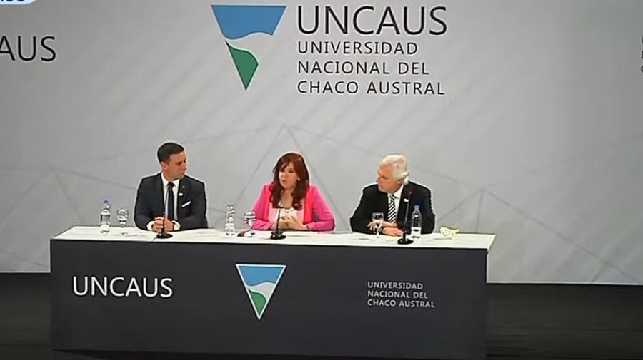 Cristina Fernandez Kirchner en chaco 20220506