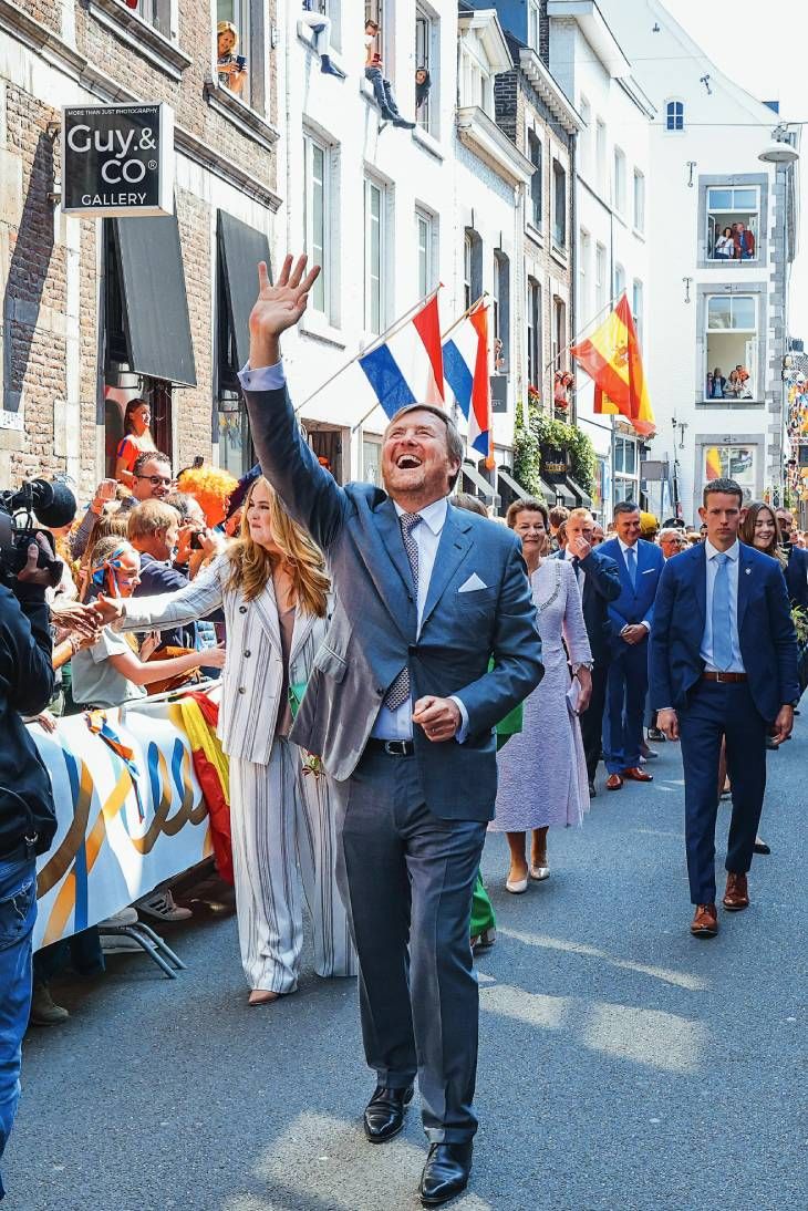 Máxima brilló con sus hijas: Holanda festejó los 55 del Rey 