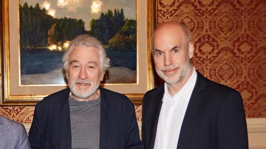 Robert De Niro y Horacio Rodriguez Larreta
