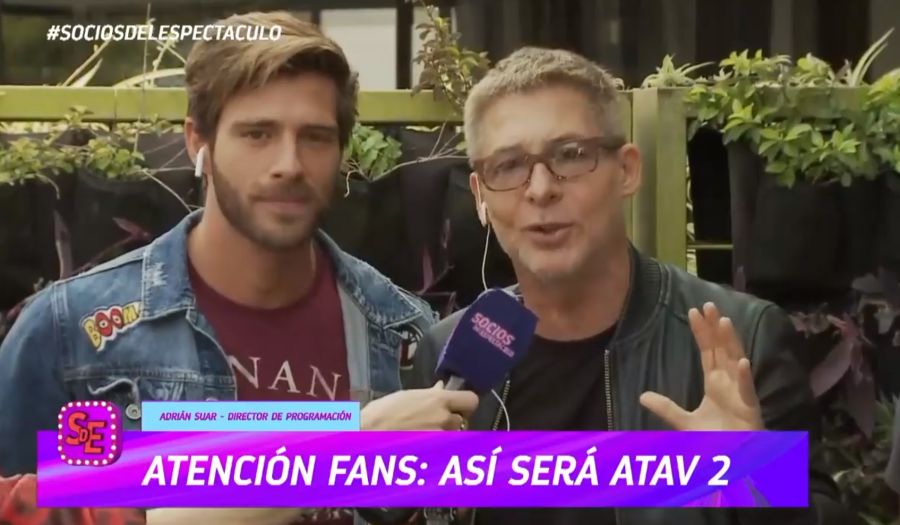 Adrián Suar presentó al nuevo galán de ATAV 2 y su elenco