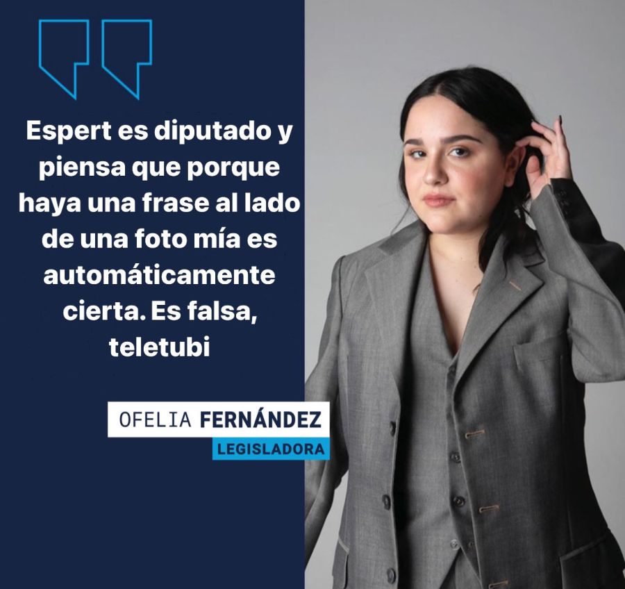 Ofelia Fernández contra Espert en Twitter. 