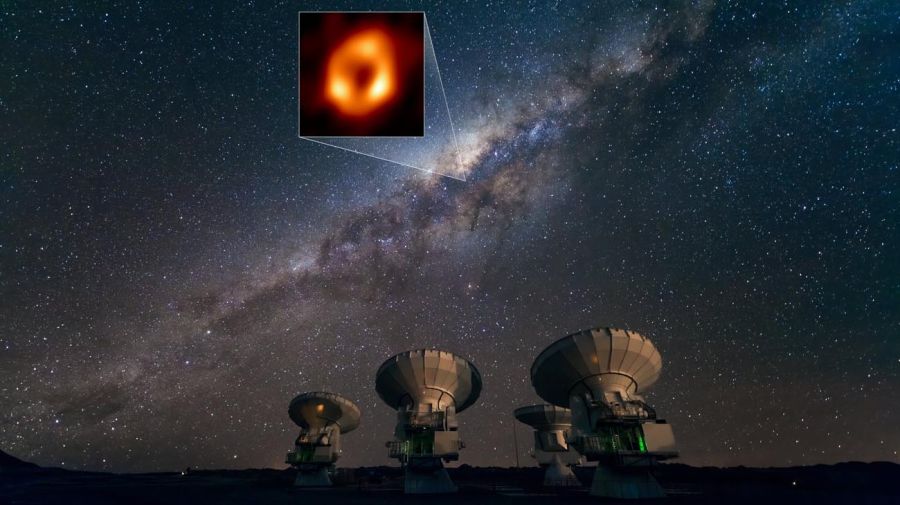 Primera imagen de Sagitario A, el agujero negro que se ubica en el centro de la Vía Láctea