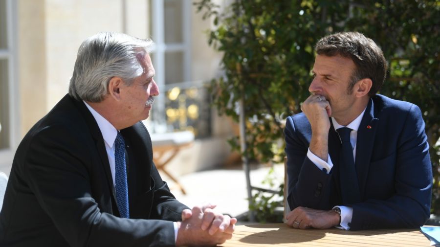 Alberto Fernández y Emmanuel Macron gira 2022