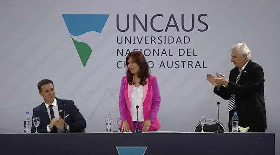 Cristina Kirchner en Chaco. 