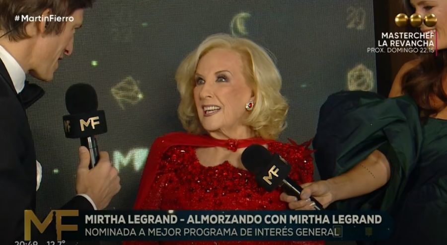 Premios Martín Fierro 2022: así fue el look de Susana Giménez y Mirtha Legrand 
