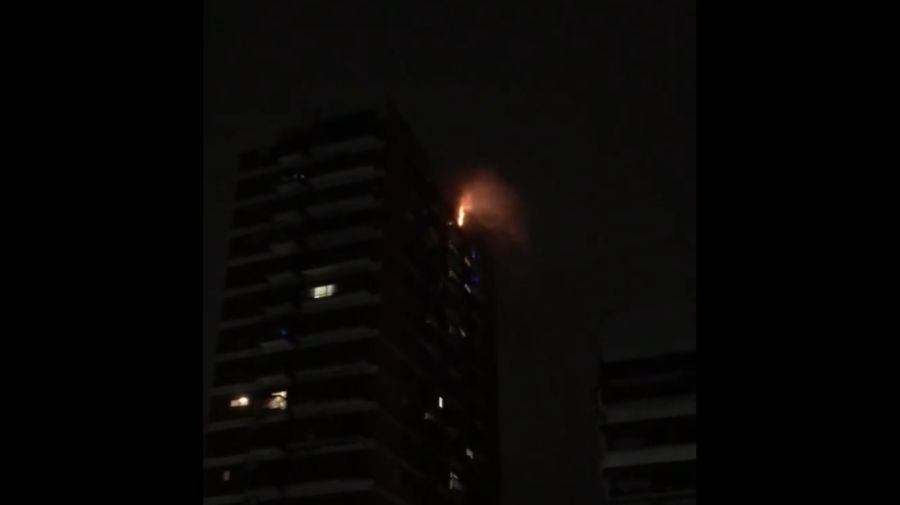 Incendio en Belgrano