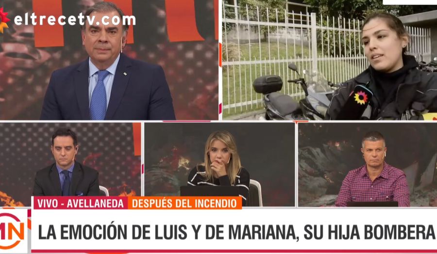 Luis Otero fue sorprendido al aire con una emotiva entrevista a su hija