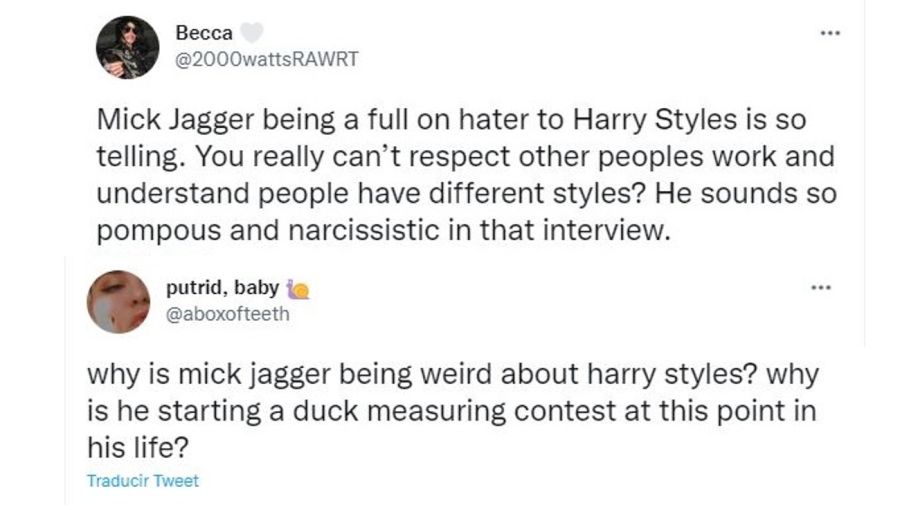 Mick Jagger Harry Styles controversia