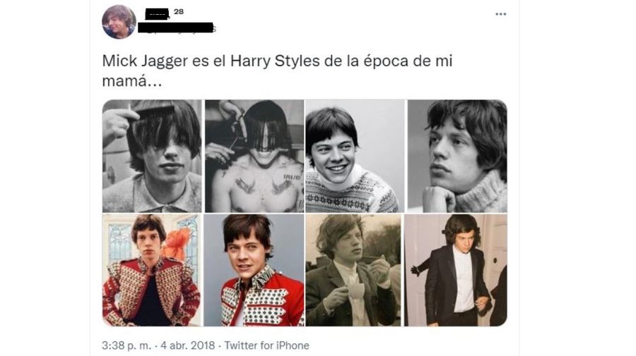 Mick Jagger y Harry Styles 