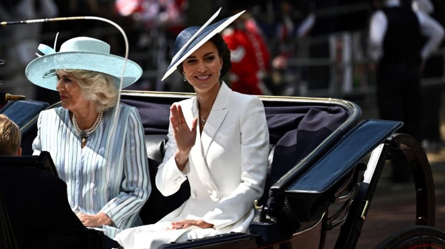 El look de Kate Middleton en la primera jornada de los festejos del Jubileo de Platino 