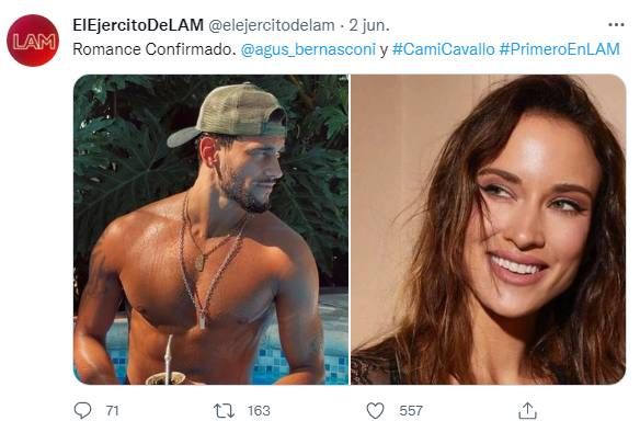 En LAM confirmaron quién es el nuevo amor de Camila Cavallo, la ex de Mariano Martínez