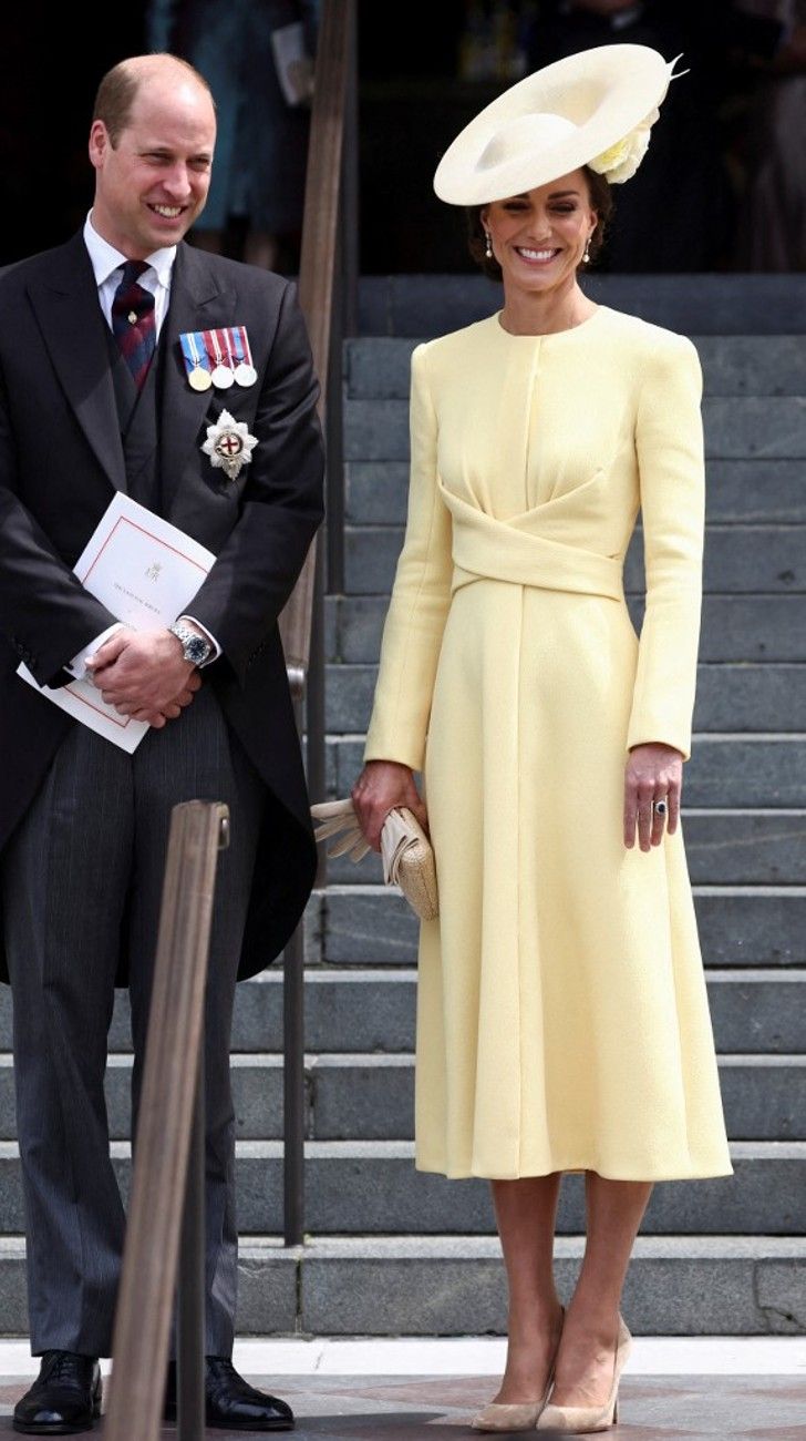 Kate Middleton y Meghan Markle imponen su estilo en la misa del Jubileo de Platino 