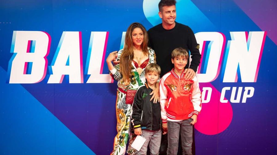 Shakira, Gerard Pique y sus hijos