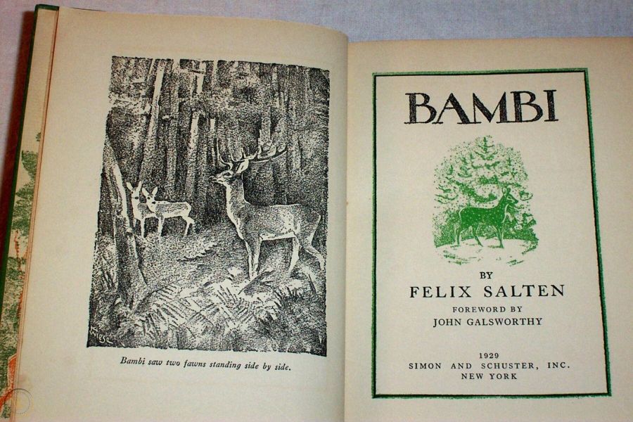 Bambi, fábula escrita por Felix Salten